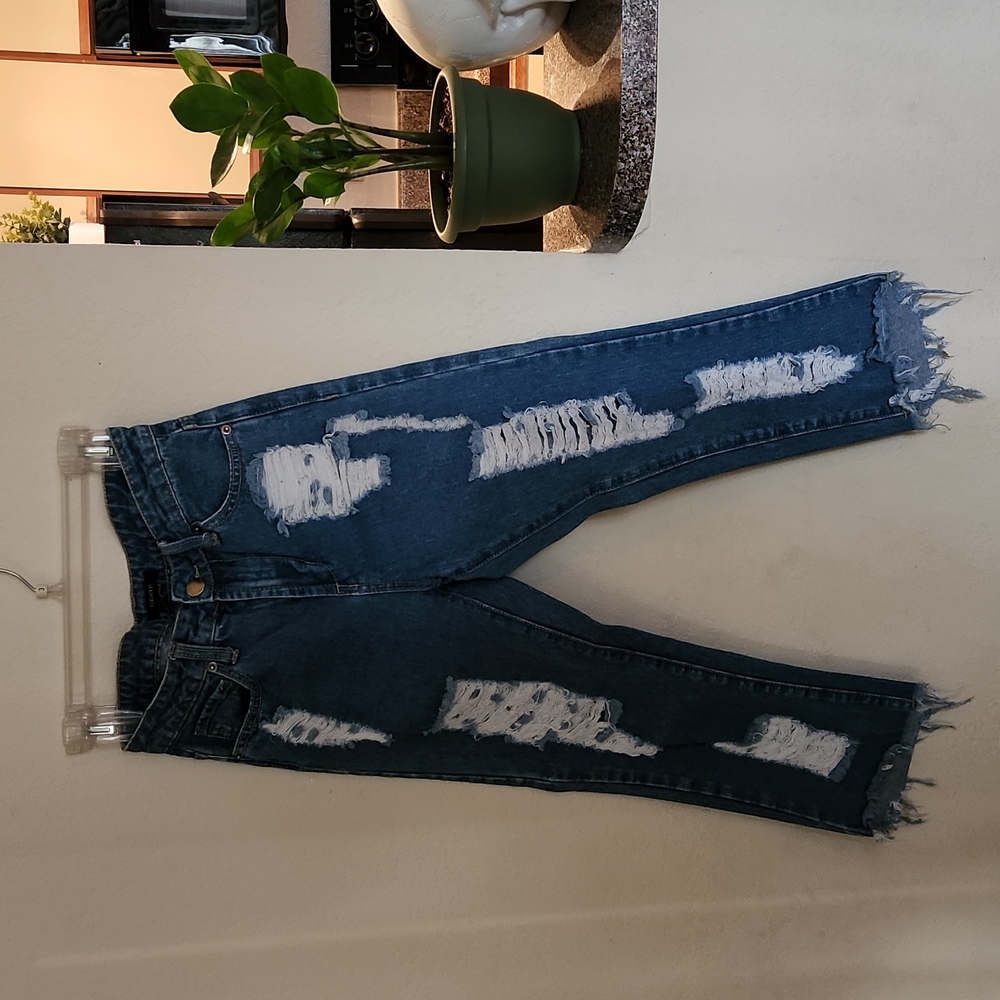 Denim capris